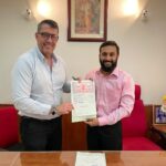 Mark Runciman, Managing Director, Eminox and Nachiket Joshi, Managing Director, Eminox Wolf Connected Technologies JV